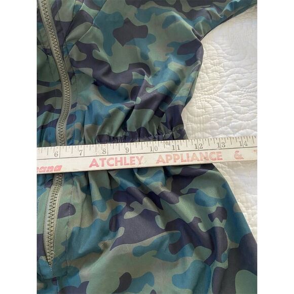 9 to 5 Fit Short Memory Camo Olive Hooded Romper Long Sleeve Size S Activewear​ - Picture 11 of 14